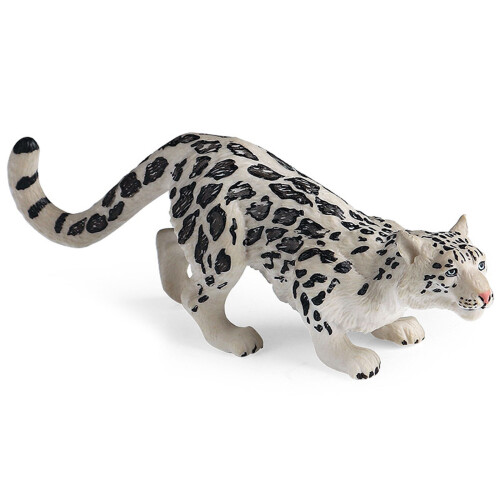Statue de léopard des neiges, modèle Animal réaliste, guépard,