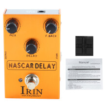 Delay-Gitarreneffektpedal mit Mix/Feedback/Delay,