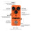 KOKKO FPH2 PHASER Effektpedal für E-Gitarre, 5