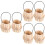 6 Mini Eimer Holzeimer Fass Mikro Landschaftsdeko 8