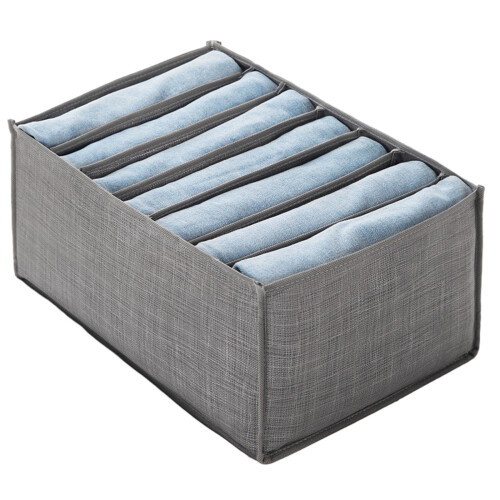 Foldable Pants Organizer Durable Clothes-large 7 grids