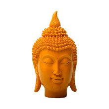 Unique Resin Decoration Chic Resin Sculpture of Head-Orange