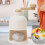 Handheld Ice Crusher Machine Maker for Snow Cones, Ideal for Kitchen Beige 2
