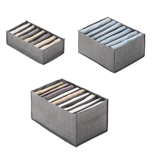 Foldable Pants Organizer Durable Clothes-large 7 grids 1