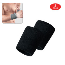 2 Stück Sport-Armbänder, Schweißbänder für das