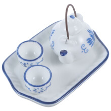 3 Sets Keramik Teebecher Und Für Puppenhausdekoration