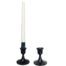 Bougeoir décoratif élégant, 2 pièces, chandelier décoratif-Noir