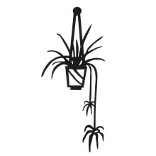 2Stk Metall Wanddekoration Aus Kunstvolle Silhouette