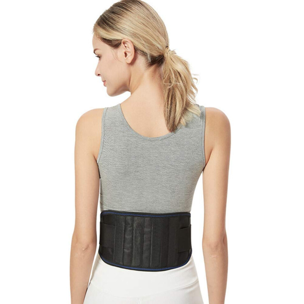 Self Heating Lumbar Brace Lower Back Support Belt Magnetic Therapy For Pain Relief Sciatica Herniated Disc And Scoliosis For Men Women