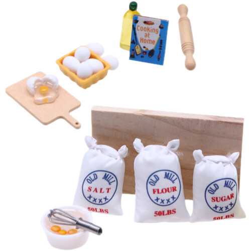 1 Set Backzubehör Für Puppenhaus 1