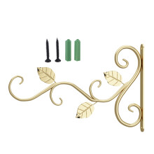 Europäischen Stil Wand Hängen Blumentopf Unterstützung-Golden