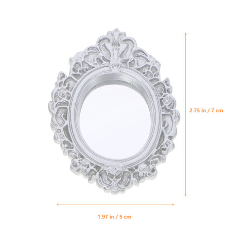 15Stk Mini Wandspiegelset Möbel Farbenfrohes Design 1