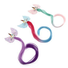 18St Kinder Haarclips Gekleurde Pruik Feest Cosplay Accessoire