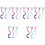 18St Kinder Haarclips Gekleurde Pruik Feest Cosplay Accessoire 7