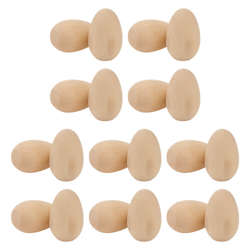 40 Stuks Kinderen Diy Knutsel Onafgewerkte Eieren