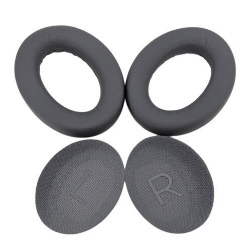 Ergonomic Foam Earphone Earpads Replacement For QC45-Dark gray