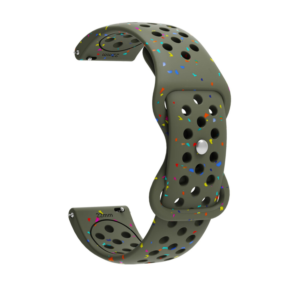 Wristband Straps For Watch 18Mm/20Mm/22Mm-Military 22Mm Green 7709000216512