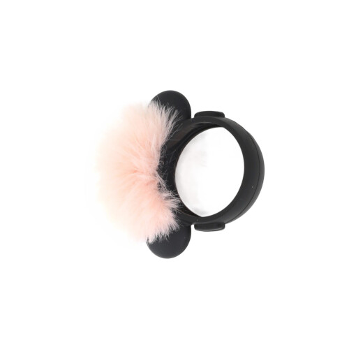 Microphone Lapel Windscreen Mic Windscreen Furry-p ink