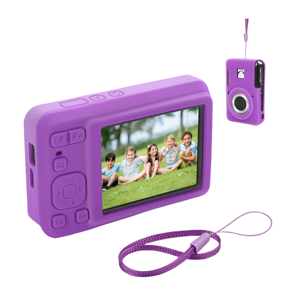 Flexible Camera Skin Case With Antislip Texture 360- Purple 7709000214235