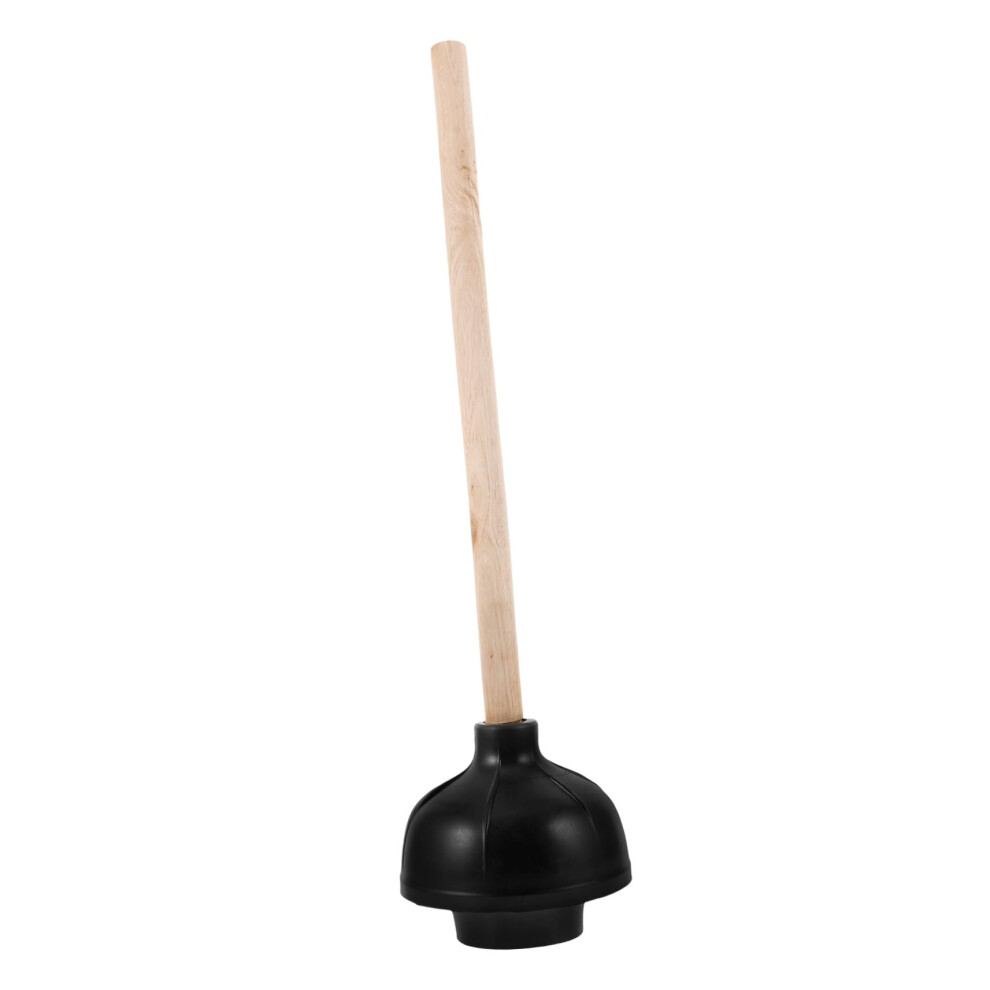 Plunger For Toilets Ergonomic Plunger With Wooden Handle For Effective Removal Of Blockages Bath For Optimal Suction Performance 9001264164034