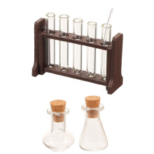 3 Sets Labor Spielzeug Wissenschaft Röhrenhalter Reagenzglas