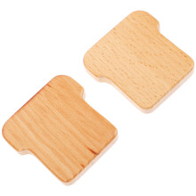 4Sets Holzbrot Deko Toast Schmuck Für Puppenhaus Khaki