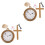 2Ensembles Costume Cosplay Nez Croix Décor Party 5