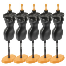 25Stk Kompakte Schwarze Puppenkleider Mannequin Model