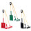 3 Sets Mini Für Puppenhaus Garten 8