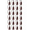 24 Sets Mini Weihnachtsmodell Desktop Instrument 6
