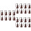24 Sets Mini Weihnachtsmodell Desktop Instrument 9