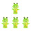 4 Stuks Handpop Dierenpop Decoratief Speelgoed 4
