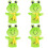4 Stuks Handpop Dierenpop Decoratief Speelgoed 7
