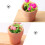 2Stk Mini Rose In Töpfchen Verziert Mini Accessoires Diy 3