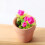 2Stk Mini Rose In Töpfchen Verziert Mini Accessoires Diy 5