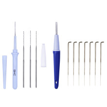 Wool Felt Felting Needle Kits Stitches Punch Needle with Handle