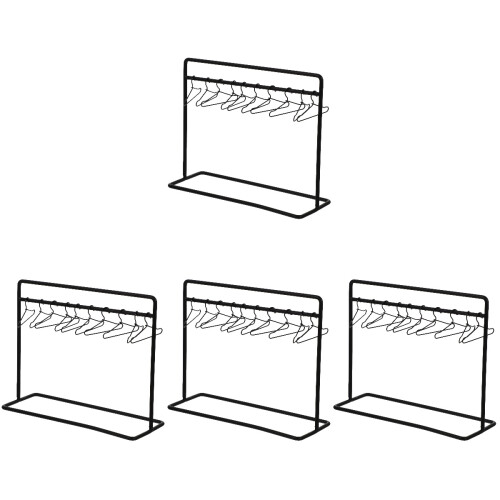 4 Sets Mini Kleiderbügel Für Puppenkleidung Gestell Bügel 1