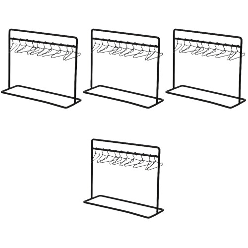 4 Sets Mini Kleiderbügel Für Puppenkleidung Gestell Bügel 2