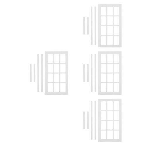 4 Mini Fenster Für Spielhäuser Und Mini Möbel 2