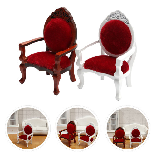 2 Stuks Mini Modellen Decoratieve Mini Meubels 2