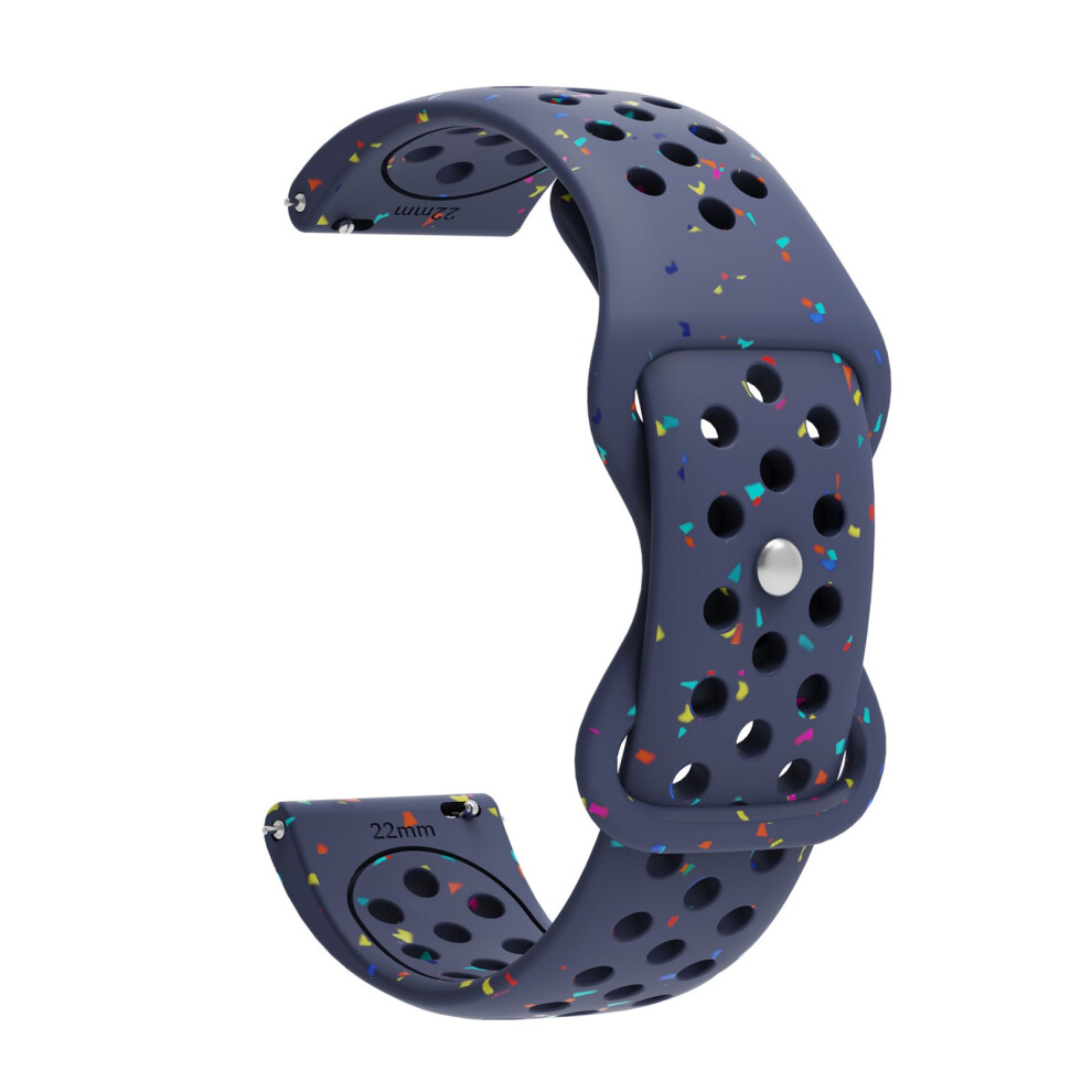 Wristband Straps For Watch 18Mm/20Mm/22Mm-Midnight 22Mm Blue 7709000216314