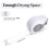 Adjustable Length Clothes Drying Solution, Durable Clothesline with Space Saving Design and Wall Mounted Clothesline Functionality, Indoor Outdoor Lau 6