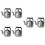 6 Stuks Mini Waterkoker Pretend Play Kettle Micro Landschap Accessoire 9