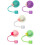 Lovely Hat Shape Silicone Straw Covers Caps Drinking-Green 2