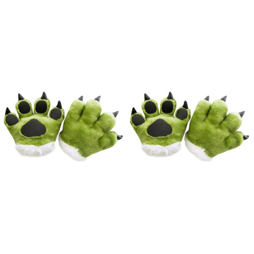 2St Groen Dier Handpalm Speelgoed Creatief Kids Accessoire 1