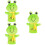 3 Stuks Handpop Dierenpop Decoratief Speelgoed 9
