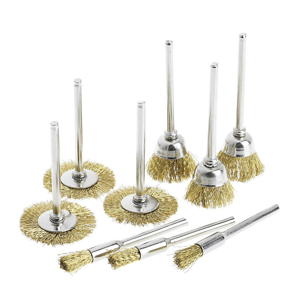 9 Wire Brushes, Wire Brushes, Grinders, Rotary Power Tool For Engravers 9001264161859