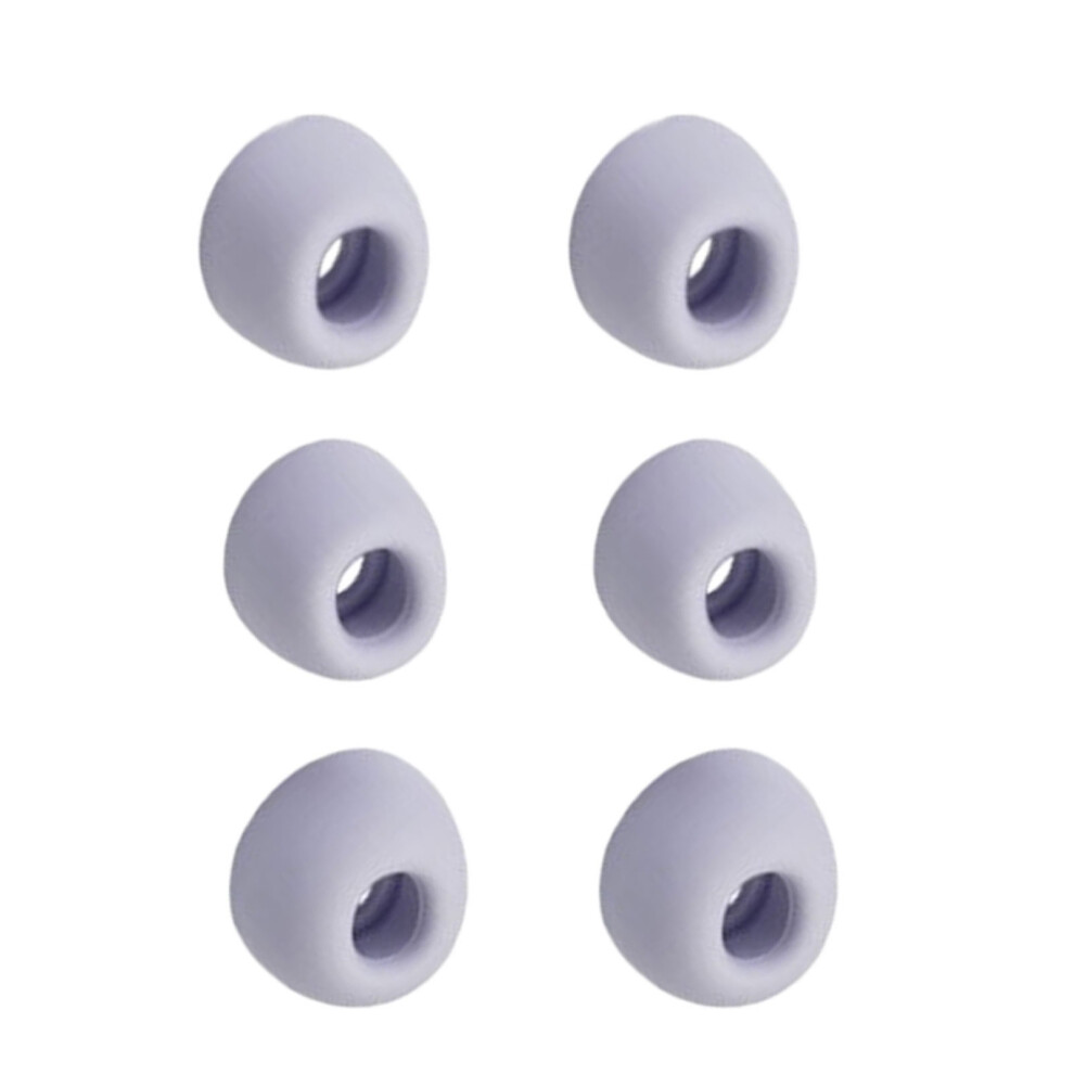 Smooth Silicone Earbud Tip Plugs Headphone Case Protect- Purple 7709000215645