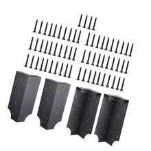 4pcs Heavy Dutys Metal Garden Bed Corner Brackets Right Angles