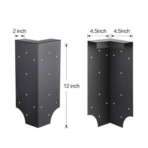 4pcs Heavy Dutys Metal Garden Bed Corner Brackets Right Angles 2